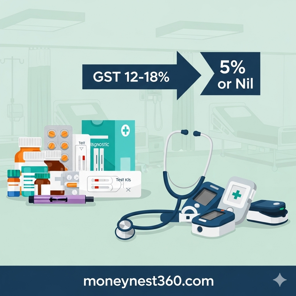 Lower GST on medicines and medical devices in India