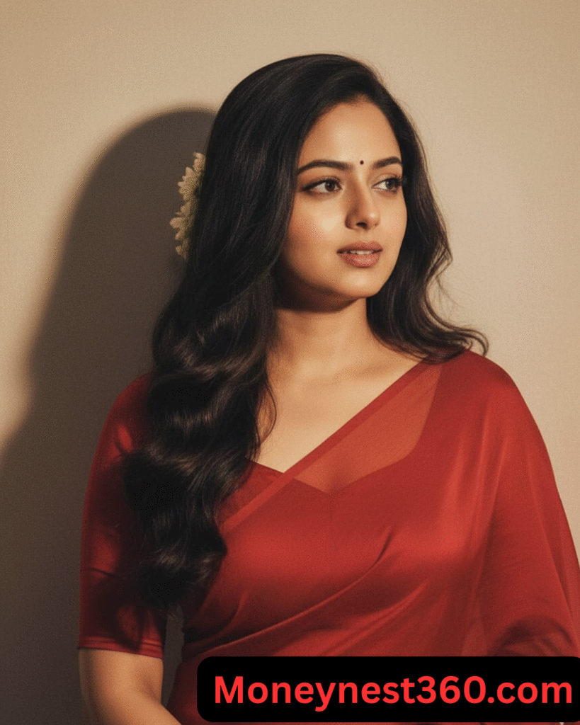 red saree retro diva prompt
