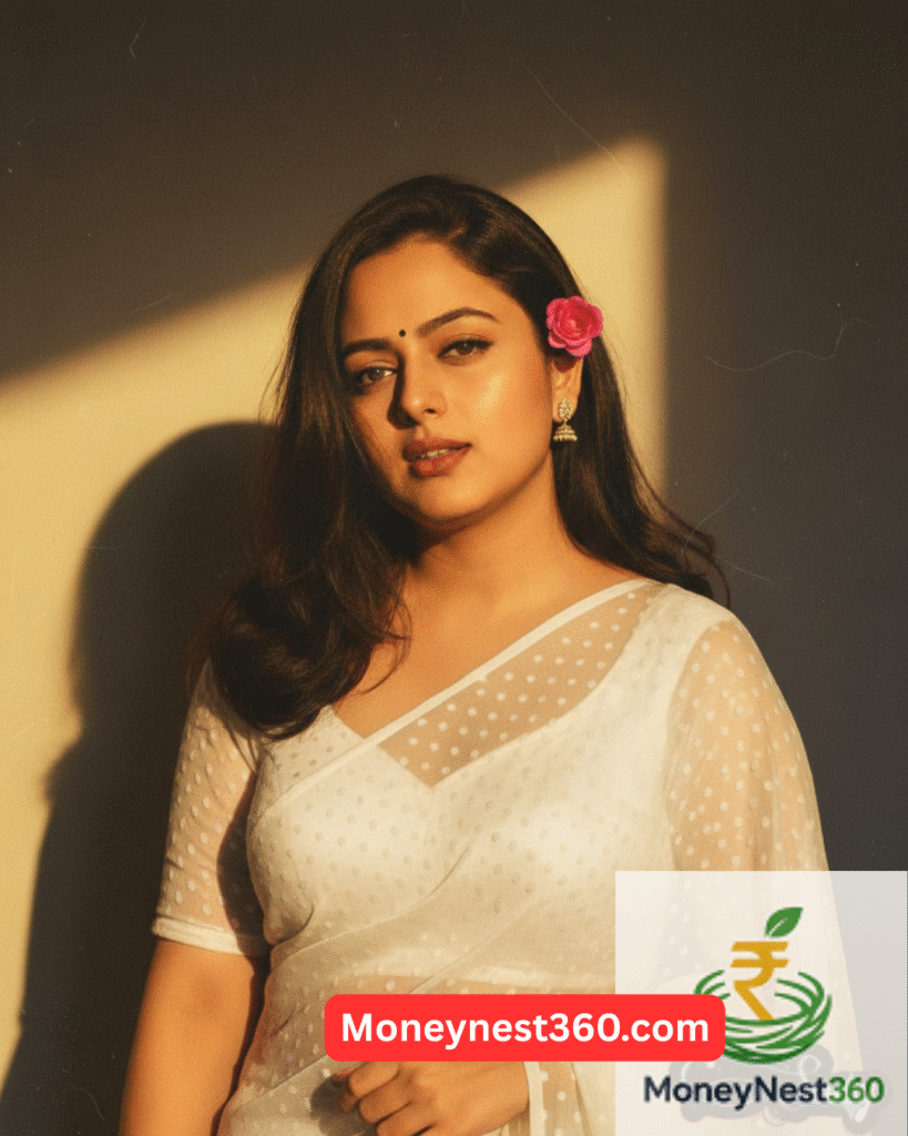 white saree prompt