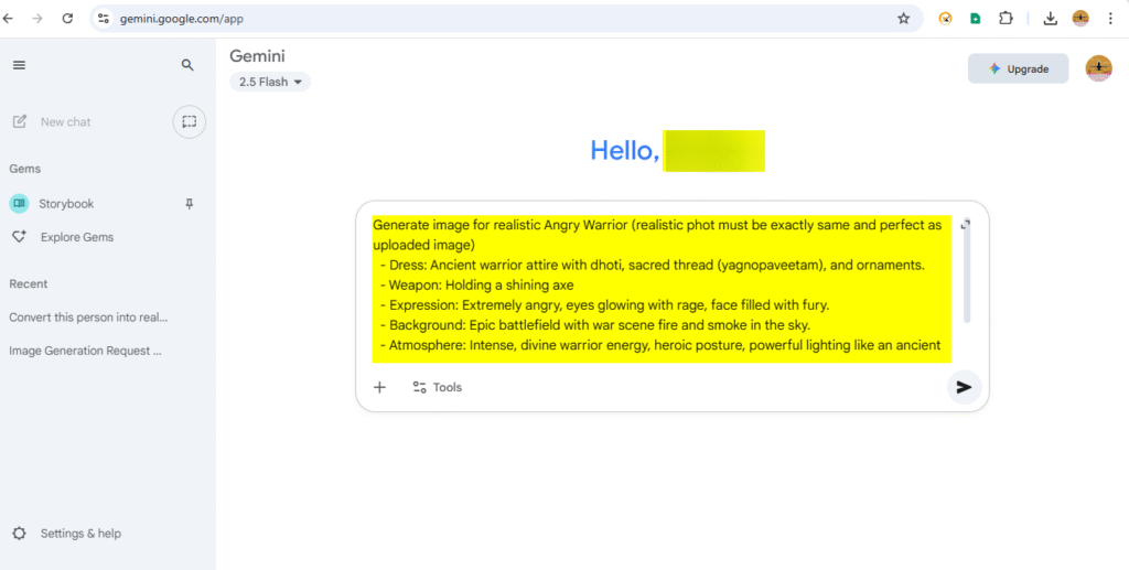nano banana prompt